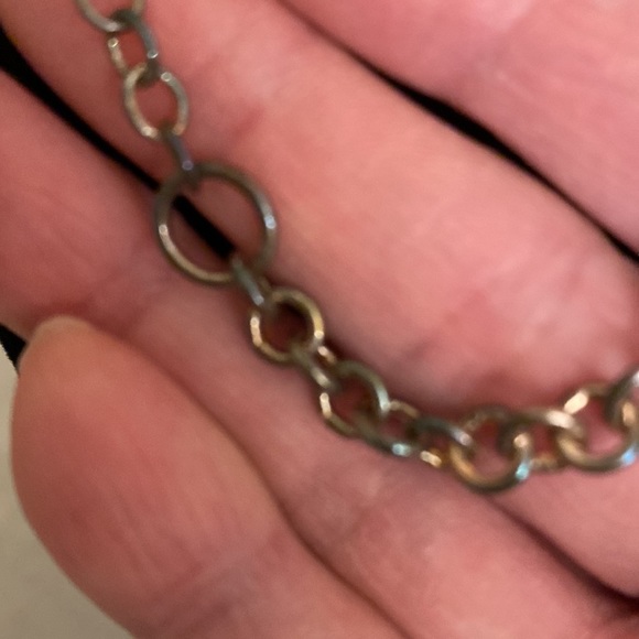 Sterling Silver necklace with pendant  attached  New No Tags - Picture 4 of 8